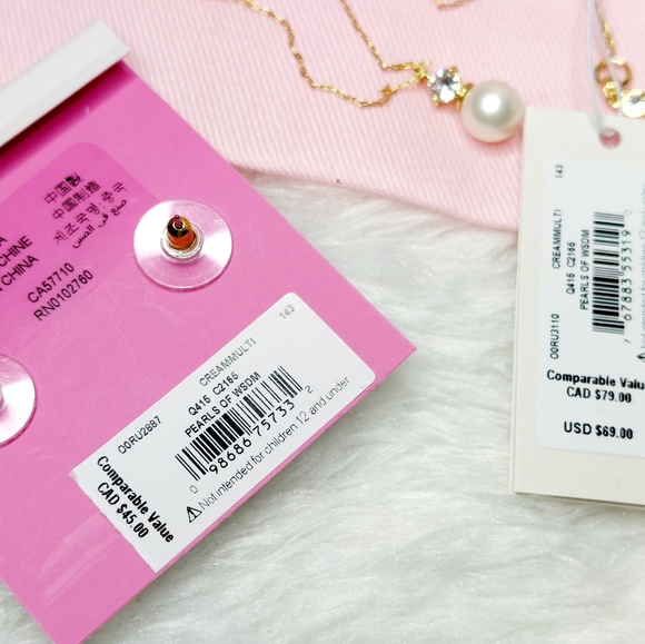 🎀 Kate Spade pearls of wisdom jewelry set - Picture 6 of 8